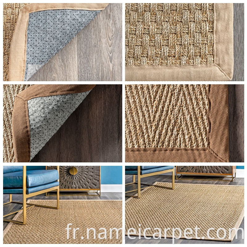 Natural Seagrass Area Rug Floor Mats